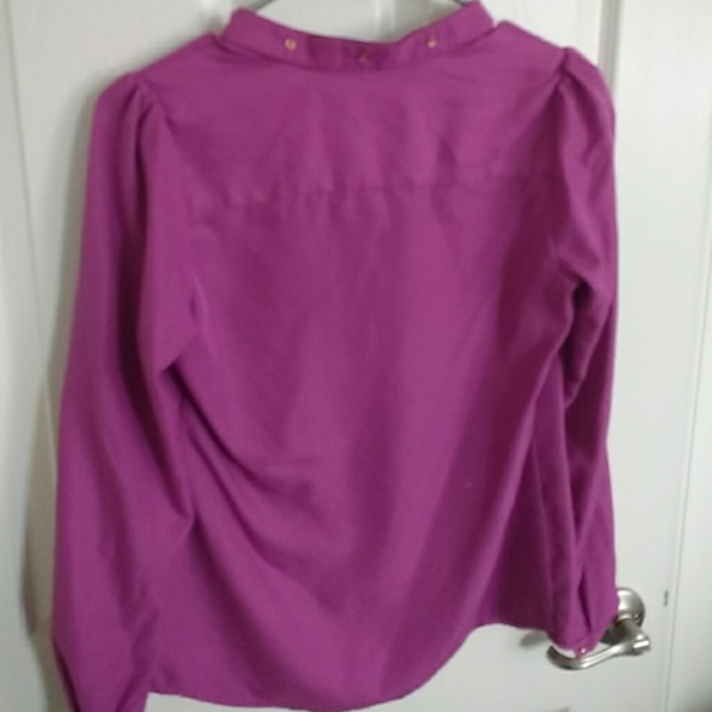 Fuschia button down - Picture 2 of 2